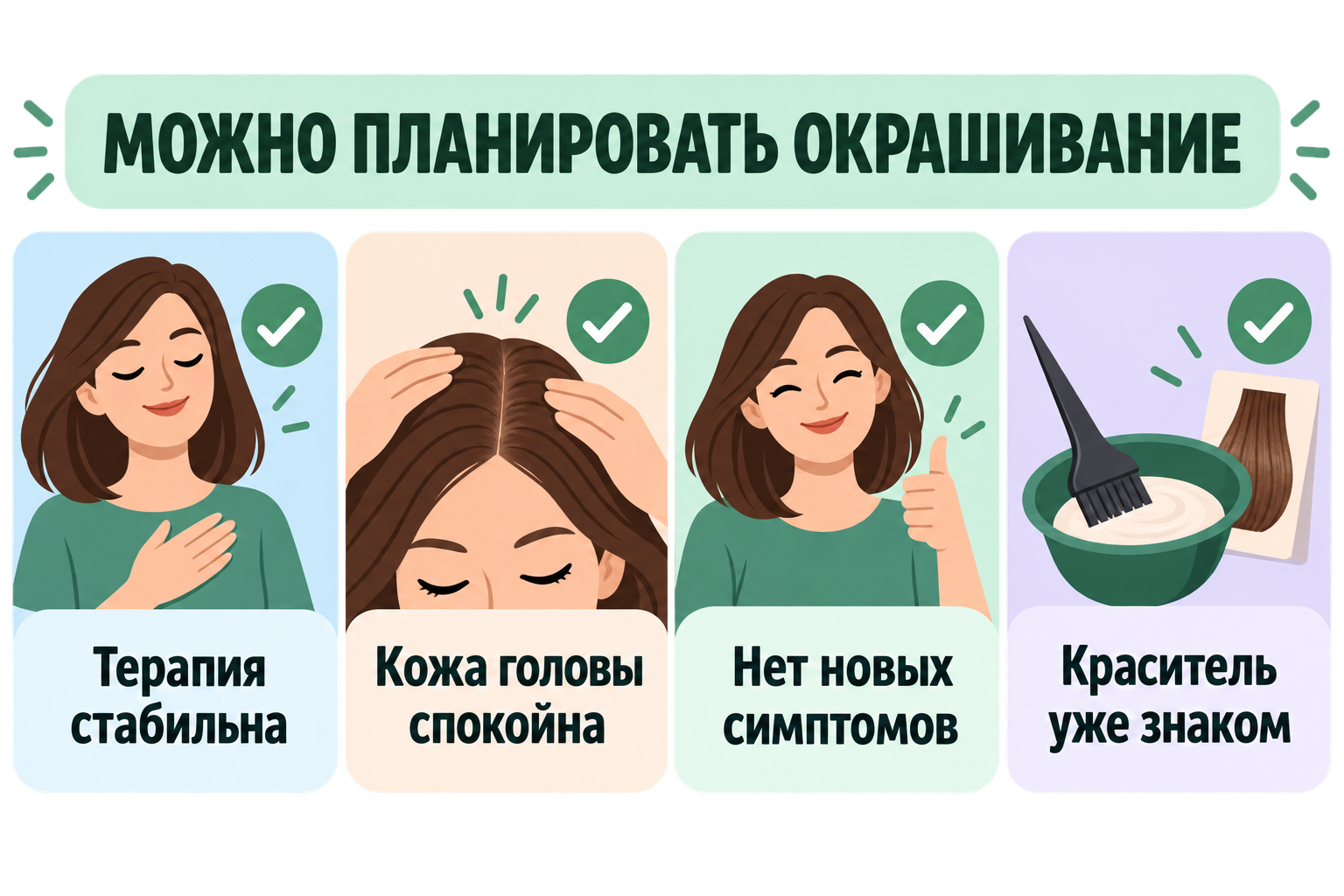 Можно ли окрашивать волосы во время лечения холестерина
